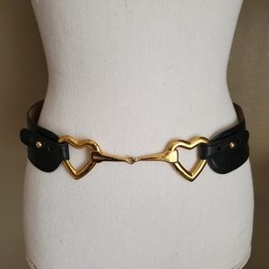 💖 SOLD 💖 Vintage Moschino Heart Belt Size 44